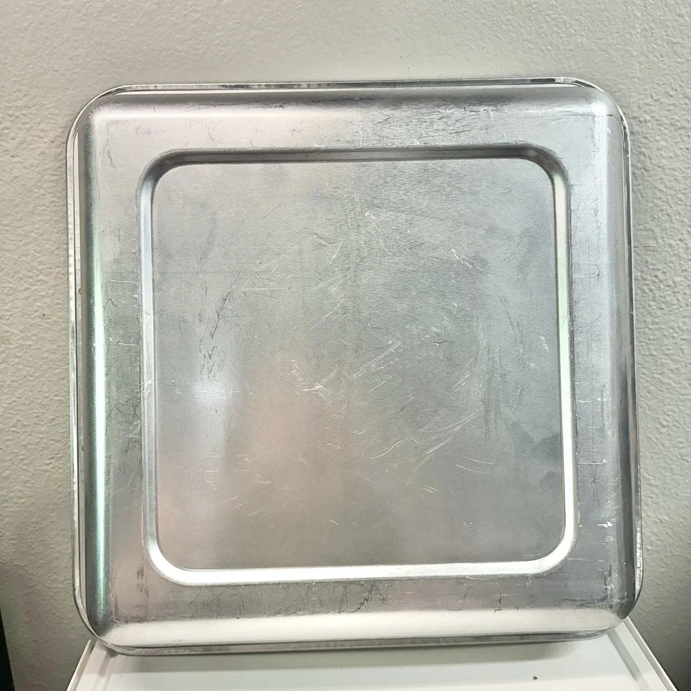 Aluminum Square Steamer‎ Drip Pan Removable Slotted Insert 15.5